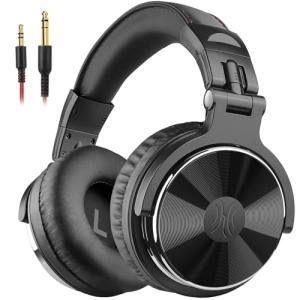 OneOdio Hi-Res Studio Monitor Headphones - Black
