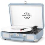 Bluetooth Vinyl Record Player with Stereo Speakers