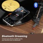 Retros piler 3-Speed Turntable with Bluetooth and Stand