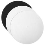 Set of 3 Black Felt Turntable Slipmats