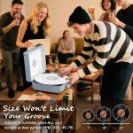 Bluetooth Vinyl Record Player with Stereo Speakers