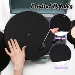 Set of 3 Black Felt Turntable Slipmats