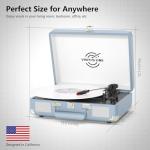 Bluetooth Vinyl Record Player with Stereo Speakers