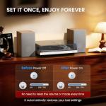 1 BY ONE Automatic HiFi Vinyl Turntable with Speakers