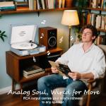 Bluetooth Vinyl Record Player with Stereo Speakers