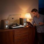 1 BY ONE Automatic HiFi Vinyl Turntable with Speakers