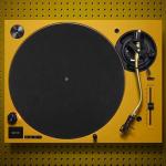 Set of 3 Black Felt Turntable Slipmats