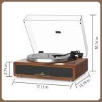 All-in-One Bluetooth Turntable with Speakers