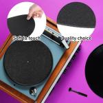 12" Anti-Static Felt Turntable Slipmat with Brush
