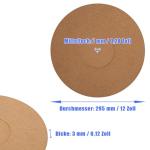 Joyzan Anti-Static Cork Turntable Slipmat Pad
