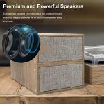 Wireless Vintage Turntable with Stereo Speakers