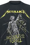 Metallica Justice For All Black Cotton Tee