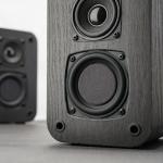 RIOWOIS Wall-Mountable Passive Bookshelf Speakers Pair