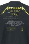 Metallica Justice For All Black Cotton Tee