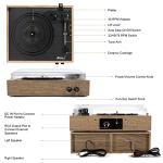 Wireless Vintage Turntable with Stereo Speakers