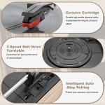 Wireless Vintage Turntable with Stereo Speakers