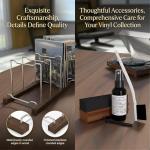 ELUCESCO Vinyl Record Stand for 80 LPs