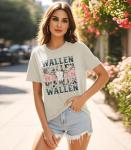 Retro Rock Band Graphic Tee for Women