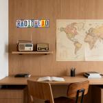 Radiohead Metal Tin Sign - Music Room Decor