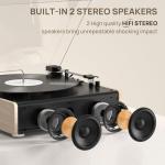 Bluetooth Vinyl Record Player with Built-in Speakers