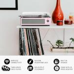 Pale Pink Vinyl Record Player with Speakers