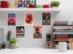 54 Vintage Rock Band Posters Wall Collage Kit