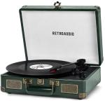 Portable Bluetooth 3-Speed Vinyl Record Player