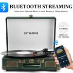 Portable Bluetooth 3-Speed Vinyl Record Player