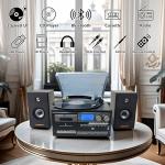 LoopTone 10-in-1 Bluetooth Vintage Vinyl Record Player