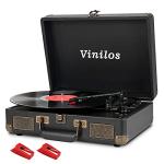Bluetooth Vinyl Record Player with Built-in Speakers