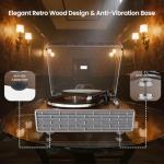 XJ-HOME All-in-One Bluetooth Vinyl Record Player