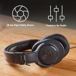 Audio-Technica ATH-M20x Studio Monitor Headphones, Black
