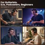 DOQAUS Professional Over-Ear Monitor Headphones