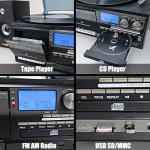 LoopTone 10-in-1 Bluetooth Vintage Vinyl Record Player