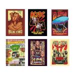 Vintage Rock Band Posters - Retro Wall Art Decor