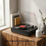Bluetooth Vinyl Record Player with Built-in Speakers