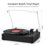 Bluetooth Vinyl Record Player with Built-in Speakers