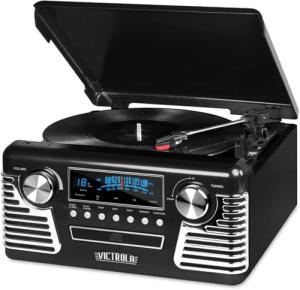 Victrola Haley Retro Bluetooth Record Player & Center