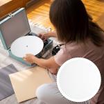 12-Inch Anti-Slip White Felt Turntable Slipmat