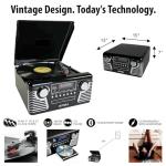 Victrola Haley Retro Bluetooth Record Player & Center