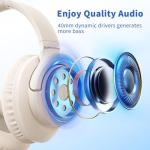Botesty Over-Ear Foldable Headphones with Mic