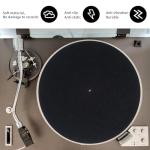 2-Pack Anti-Slip 12in Vinyl Turntable Mats