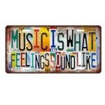 Vintage Music Room Wall Art - Inspirational Quotes