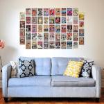 Retro Rock Band Poster Set - 60 Concert Prints