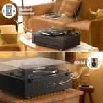 Classic All-in-One Turntable with Bluetooth Speakers