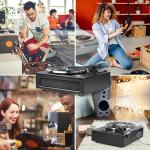 Classic All-in-One Turntable with Bluetooth Speakers