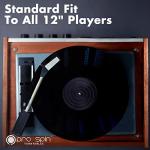 Black Acrylic Turntable Mat for 12" Vinyl