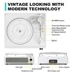 WOCKODER Bluetooth Vinyl Record Player with Speakers