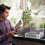 WOCKODER Bluetooth Vinyl Record Player with Speakers