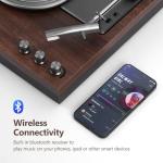 Retrospiler 3-Speed Turntable with Bluetooth Speakers